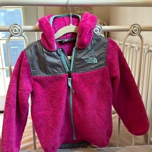 Pink The North Face fleece
